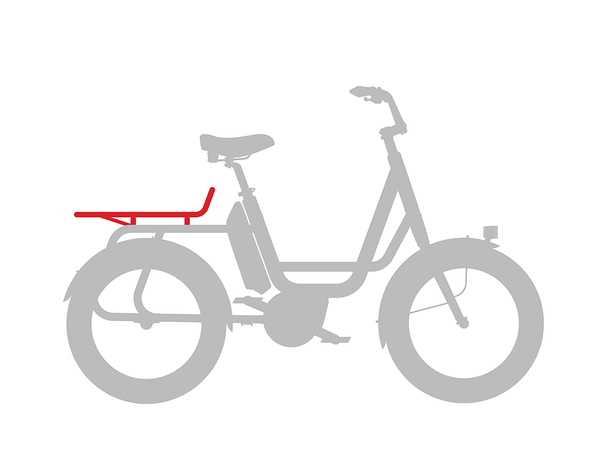 Benno RemiDemi Jump Seat Rear Rack RemiDemi EVO 1+ 