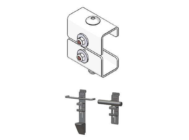 Ortlieb Clamp adapter perforated Tego rail for OD201/OD202 