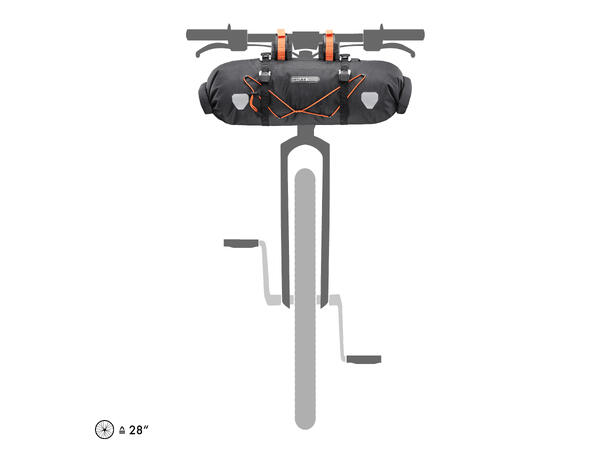Ortlieb Handlebar-Pack black matt 15 L Velcro 