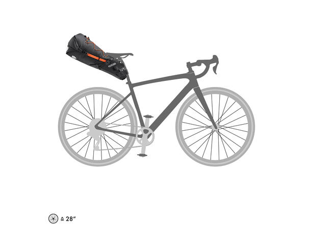 Ortlieb Seat-Pack black matt 11 L Velcro 