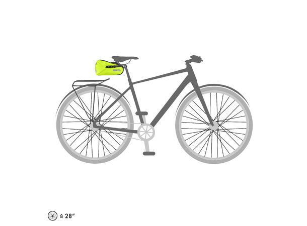Ortlieb Saddle-Bag High-Vis neon yellow - black 4,1 L Velcro 