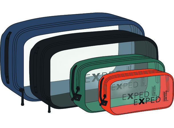 Exped Organizer Cube Clear flame 1 