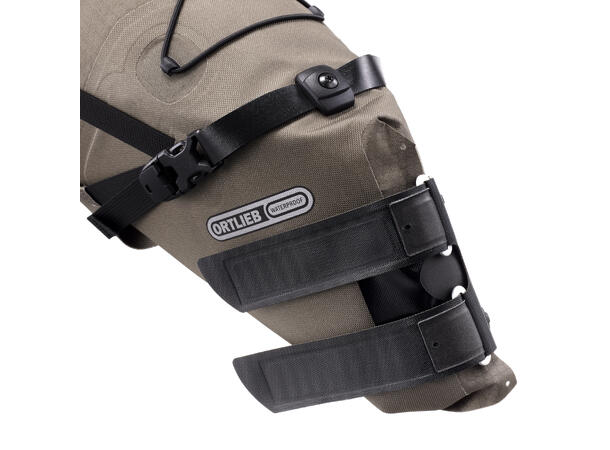 Ortlieb Seat-Pack dark sand 16,5 L Hook and loop straps 