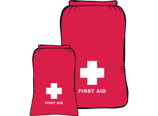 Exped Drybag First Aid chili 1 