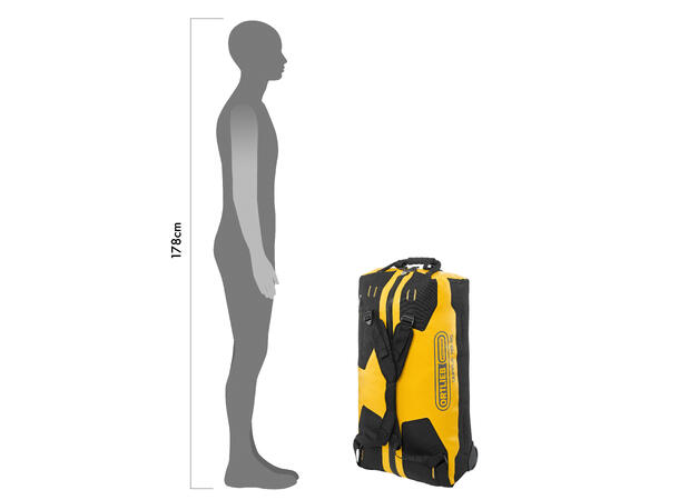 Ortlieb Duffle RS sunyellow - black 85 L 