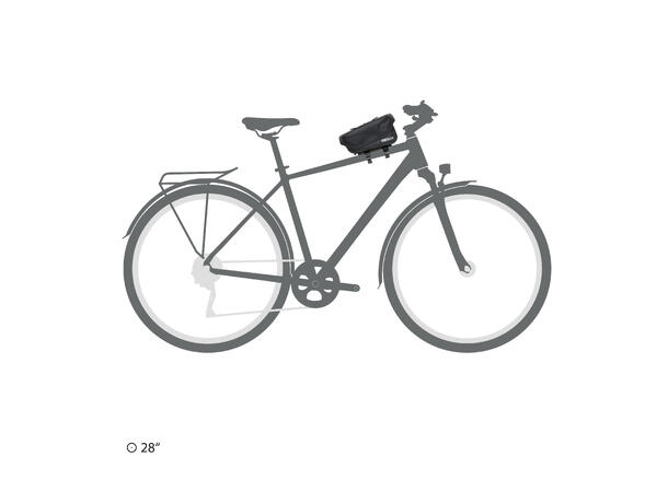 Ortlieb Toptube-Bag black 1,5 L Perforated straps 