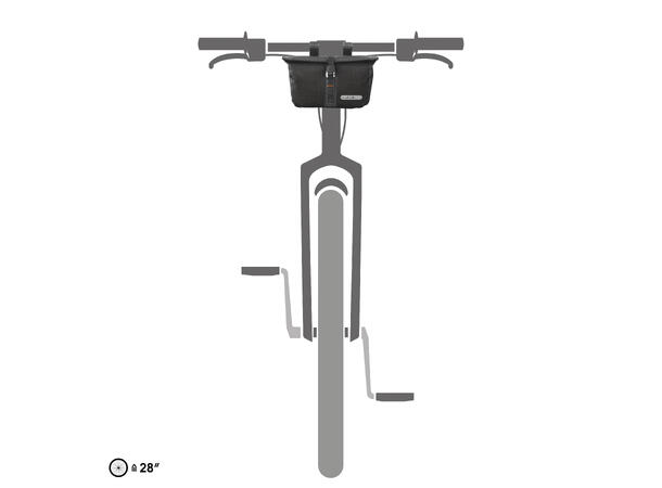 Ortlieb Accessory-Pack black matt,  3,5 L, Hook and loop straps 