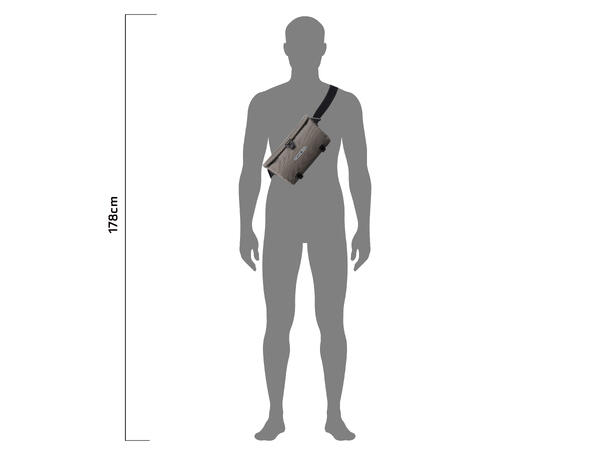 Ortlieb Velo-Sling dark sand,  3L, O-Straps 