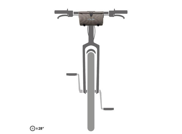 Ortlieb Velo-Sling dark sand,  3L, O-Straps 