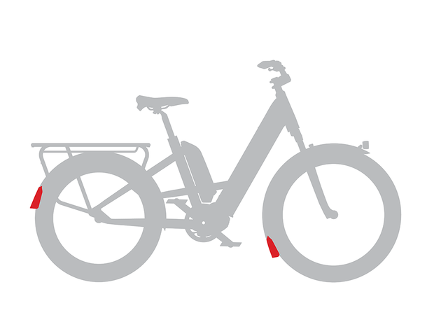 Benno Leather Mud Flap (1), Brown All Models 