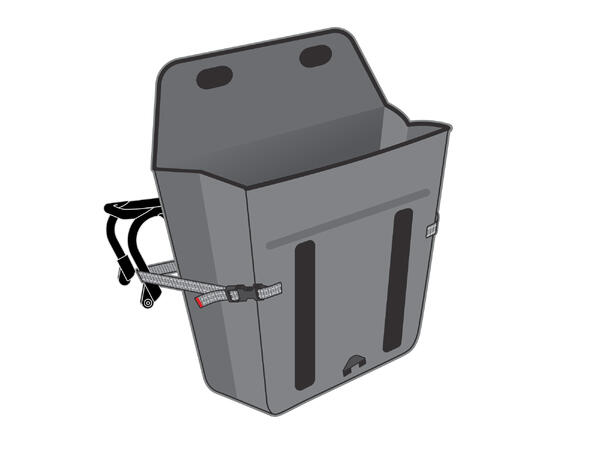 Benno Utility Pannier Bag - WP (1) Boost, 46er 