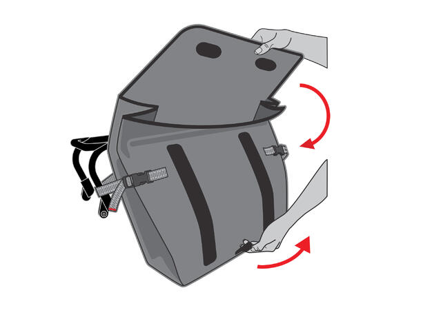 Benno Utility Pannier Bag - WP (1) Boost, 46er 