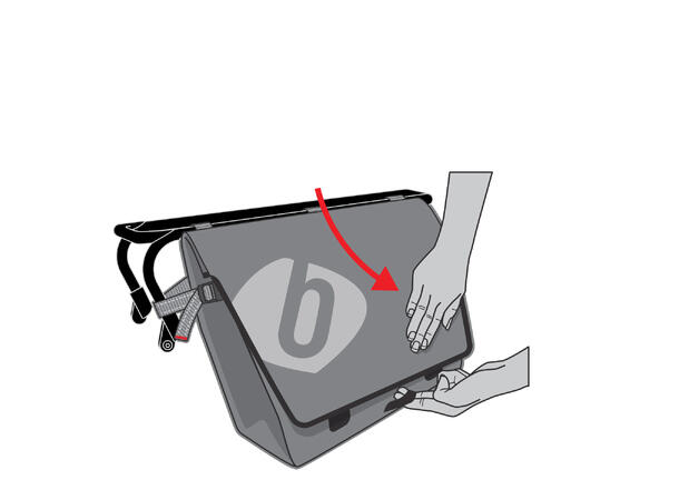 Benno Utility Pannier Bag - WP (1) Boost, 46er 