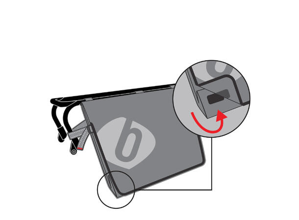 Benno Utility Pannier Bag - WP (1) Boost, 46er 