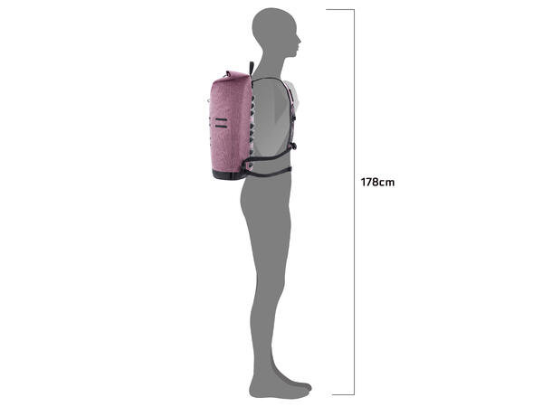 Ortlieb Commuter-Daypack Urban ash rose,  21 L 