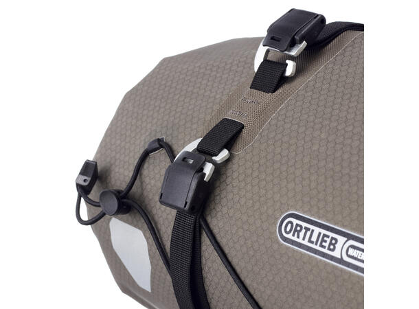 Ortlieb Handlebar-Pack Flex dark sand,  15 L, Bar-Lock 