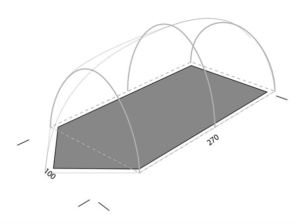 Exped Polaris Footprint charcoal 