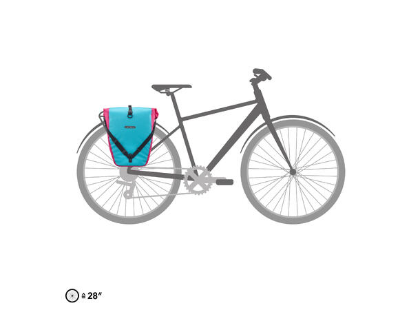 Ortlieb Back-Roller Cyber Cyber blue/cyber pink 20 L 